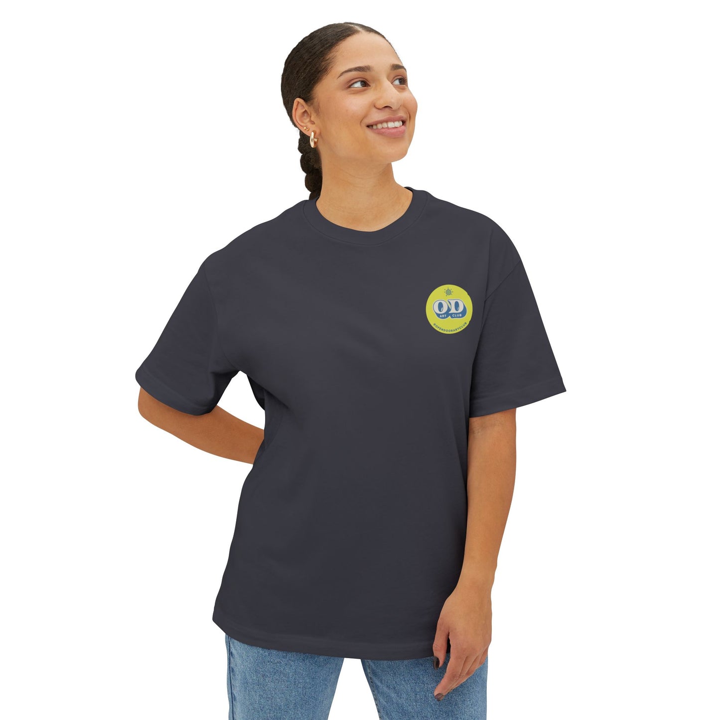 "I Cry at Art Club" Oversized Tee
