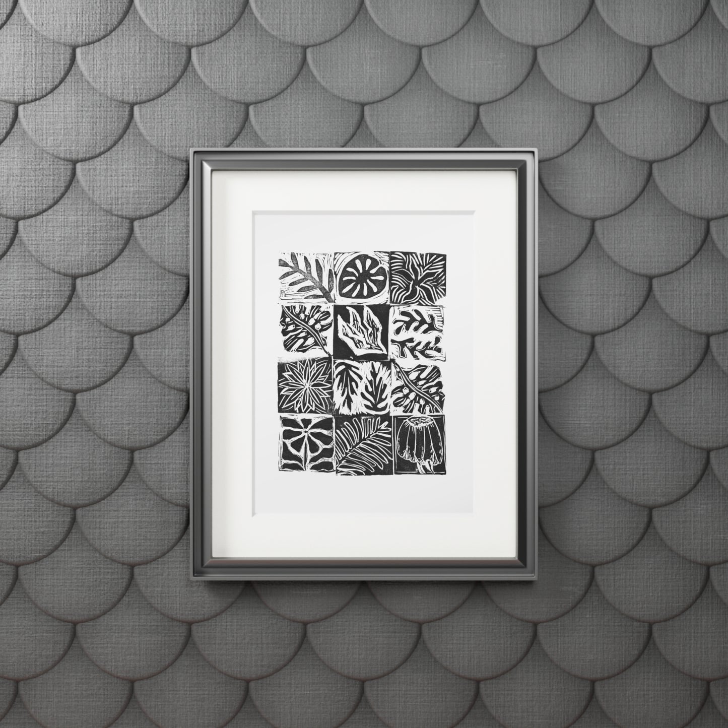 March Class Collab Block Print – Framed Fine Art Print