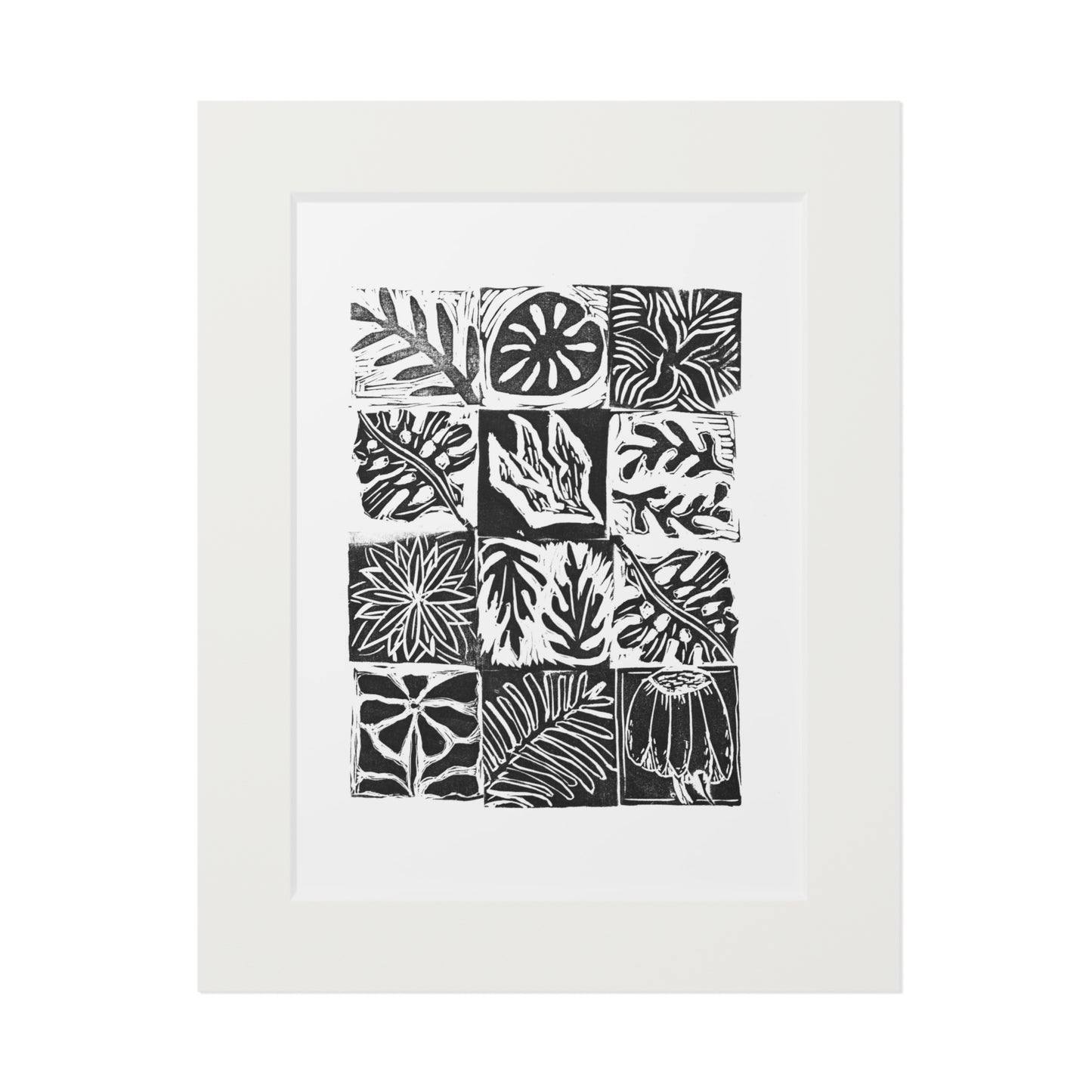 March Class Collab Block Print – Framed Fine Art Print
