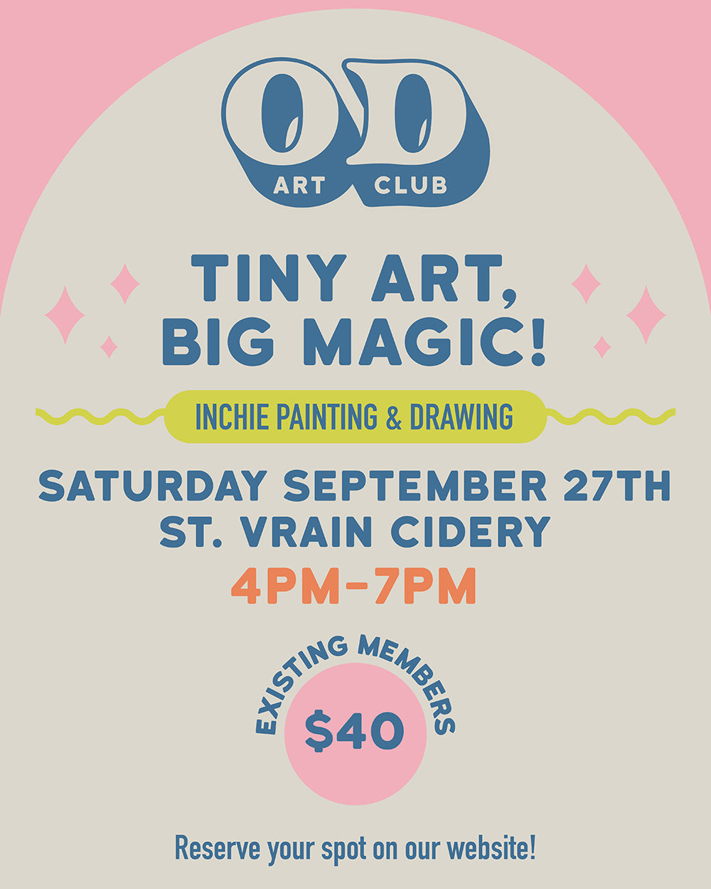 Tiny Art, Big Magic! Inchie Painting - Existing Member