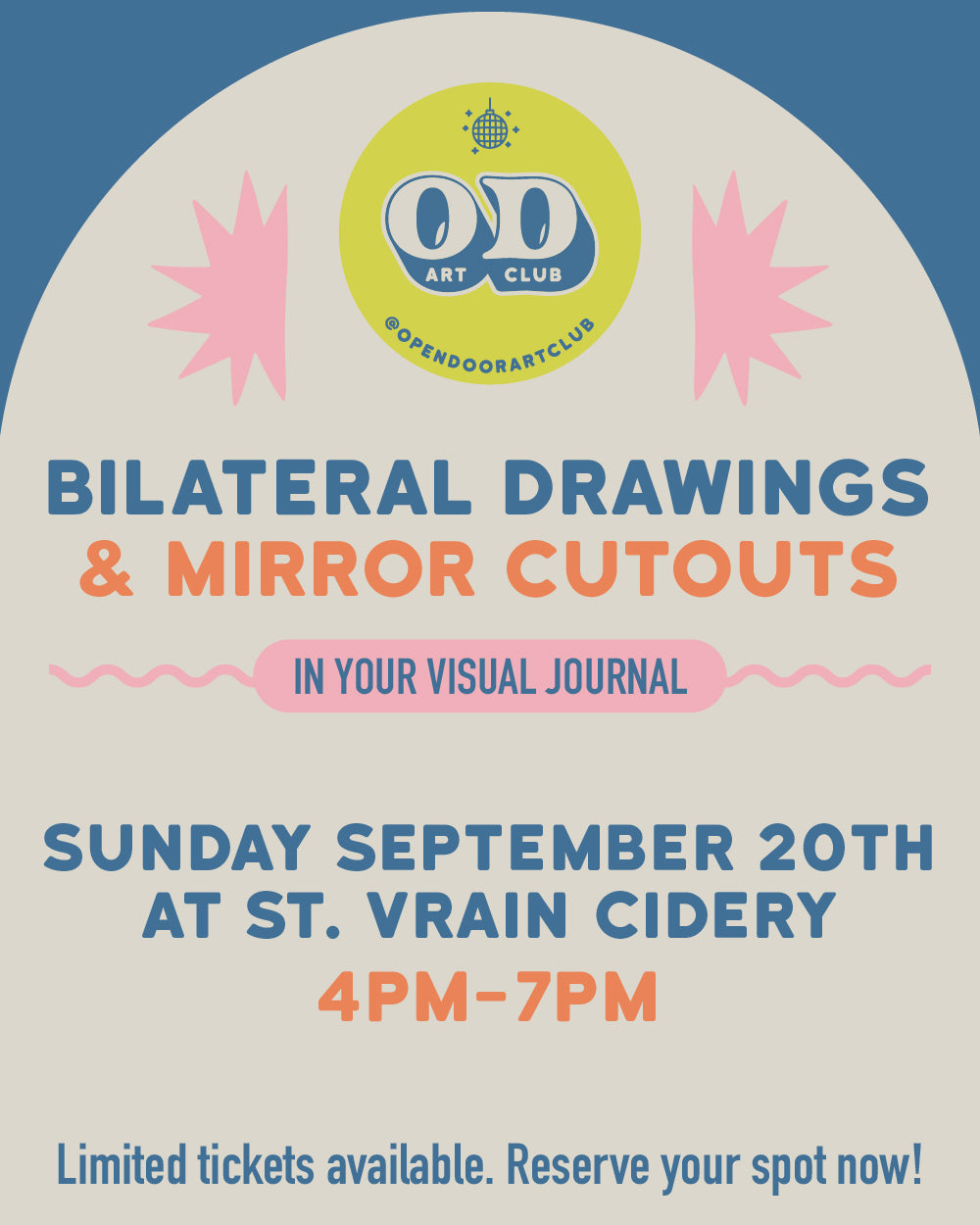 SEPTEMBER: Bilateral Drawings & Mirror Cutouts