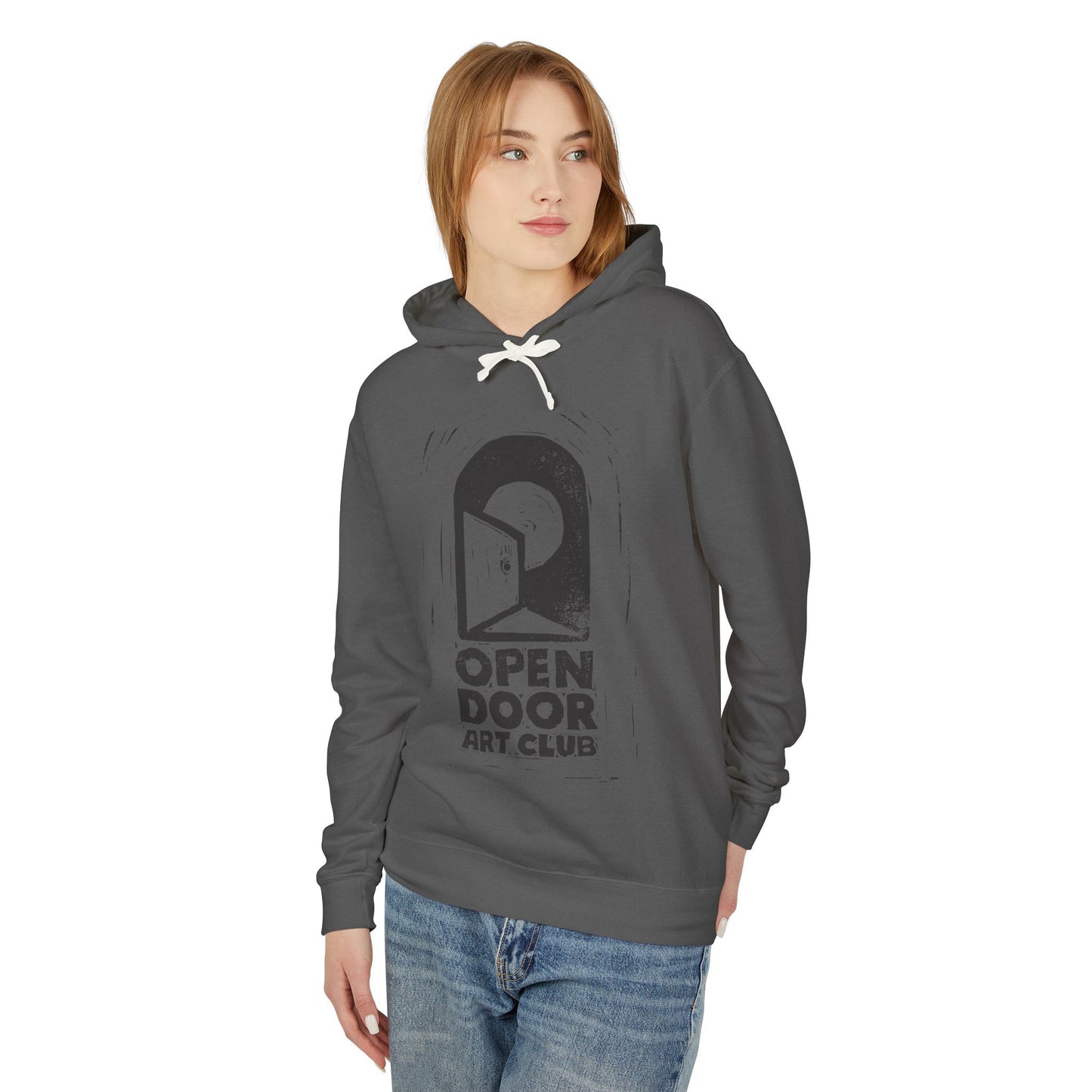 Open Door Art Club Linocut Hoodie