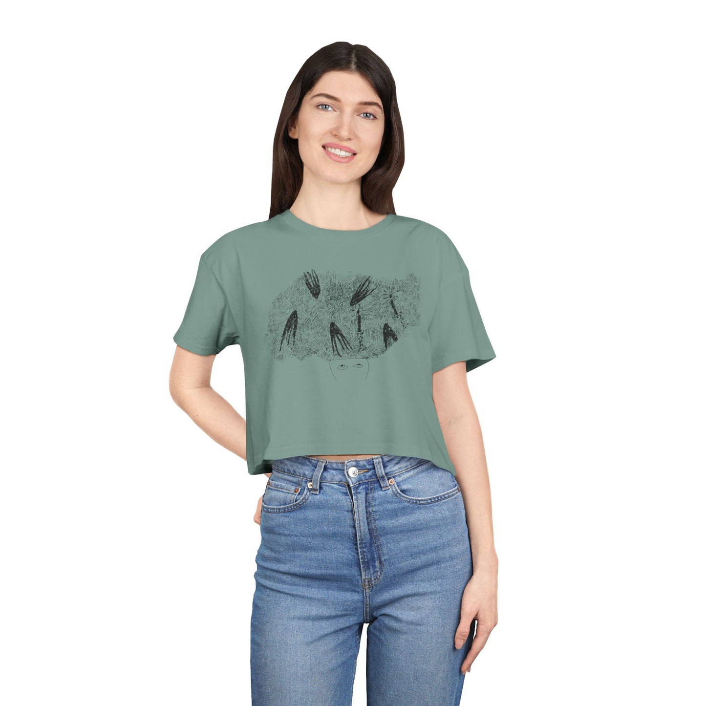 "Murky" by Madelynn Powers - Crop Tee