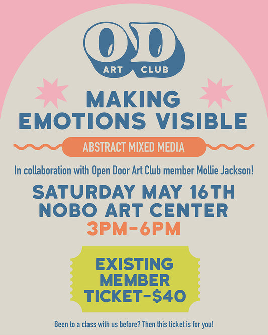 Making Emotions Visible: Abstract Mixed Media - Existing Member