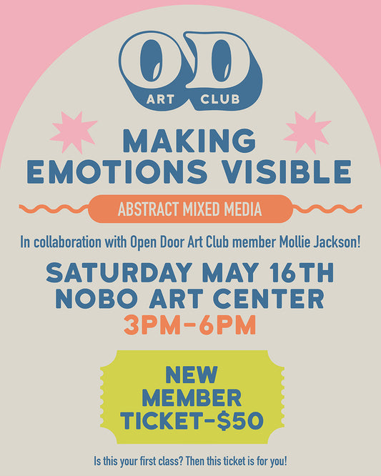 Making Emotions Visible: Abstract Mixed Media - New Member