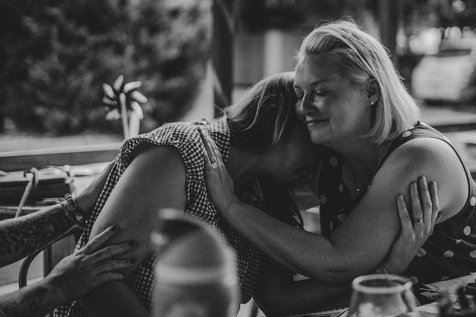 A candid moment from a past Open Door gathering.