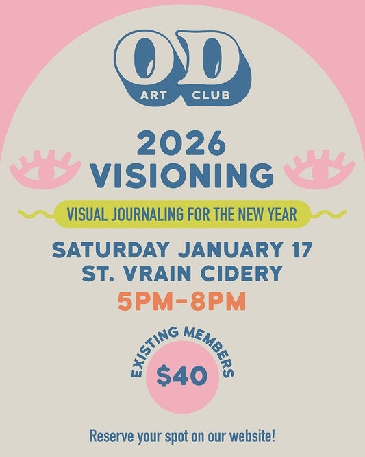 2026 Visioning: Visual Journaling for the New Year - Existing Member