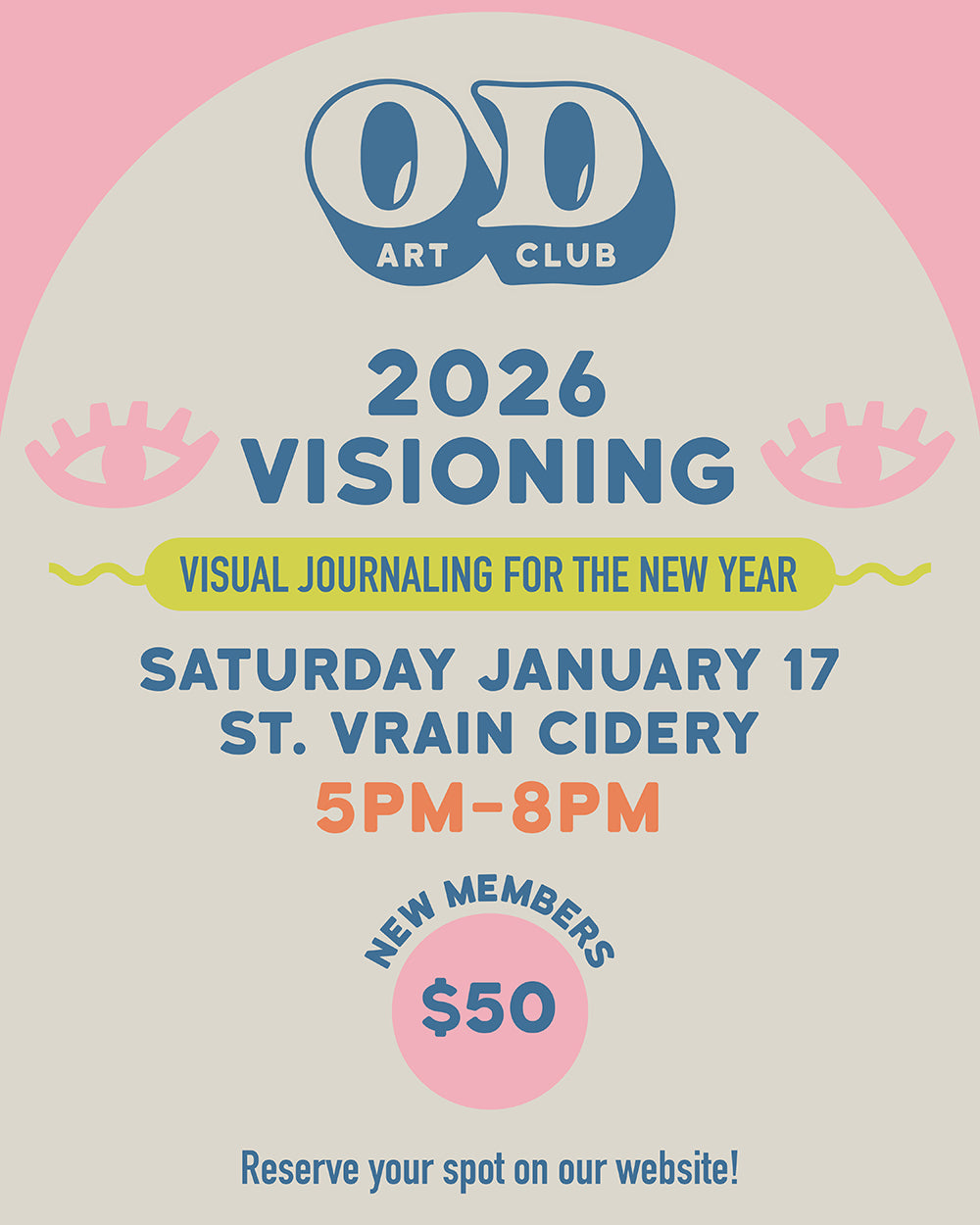 2026 Visioning: Visual Journaling for the New Year - New Member
