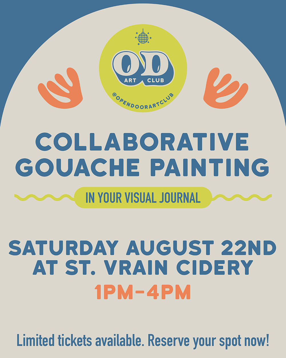 AUGUST: Collaborative Gouache Painting