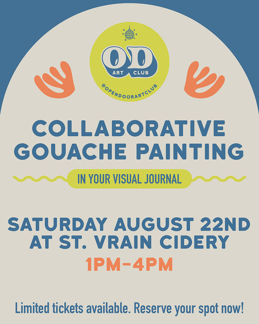 AUGUST: Collaborative Gouache Painting